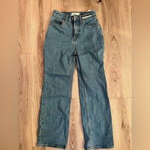 Abercrombie Curve Love High Rise 90s Relaxed Jeans 23 XS